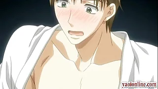 Pretty good hentai gay licking his boyfriend